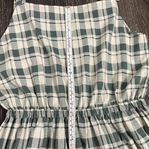 Plaid Bib Style Dress - Picture 4 of 12